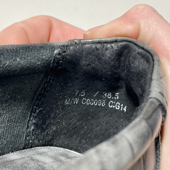 BOC Born Peggy Gray Croc Skin Embossed Slip On Wedge Clog Women Size 7.5 - Picture 4 of 7